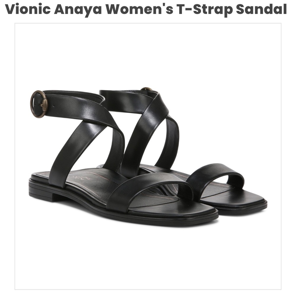 Vionic Anaya Women's T-Strap Sandal - Picture 3 of 7